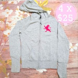 ⭐️ Express zipped and hooded knitted cardigan sweater